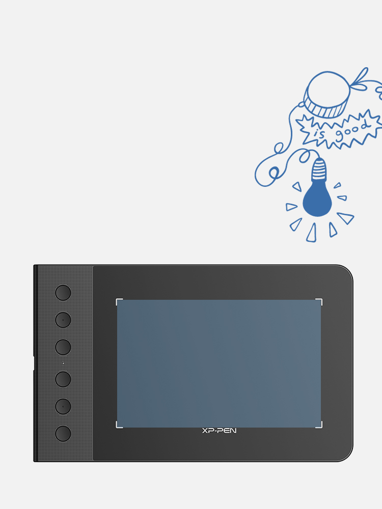 XP-Pen Star G640S drawing pad With 6 x 3.75 inches of screen space