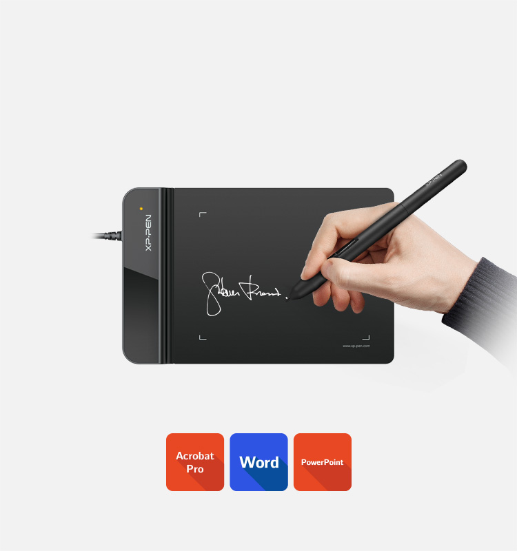 XP-Pen Star G430S drawing tablet for kids Business Signatures
